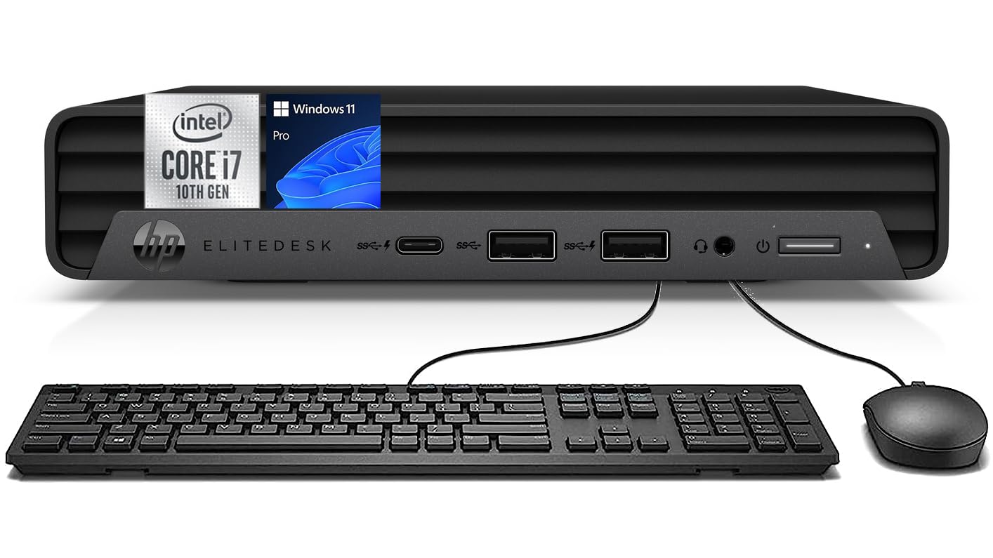 Amazon.com: HP EliteDesk 800 G6 Mini Desktop Computer, Intel Core